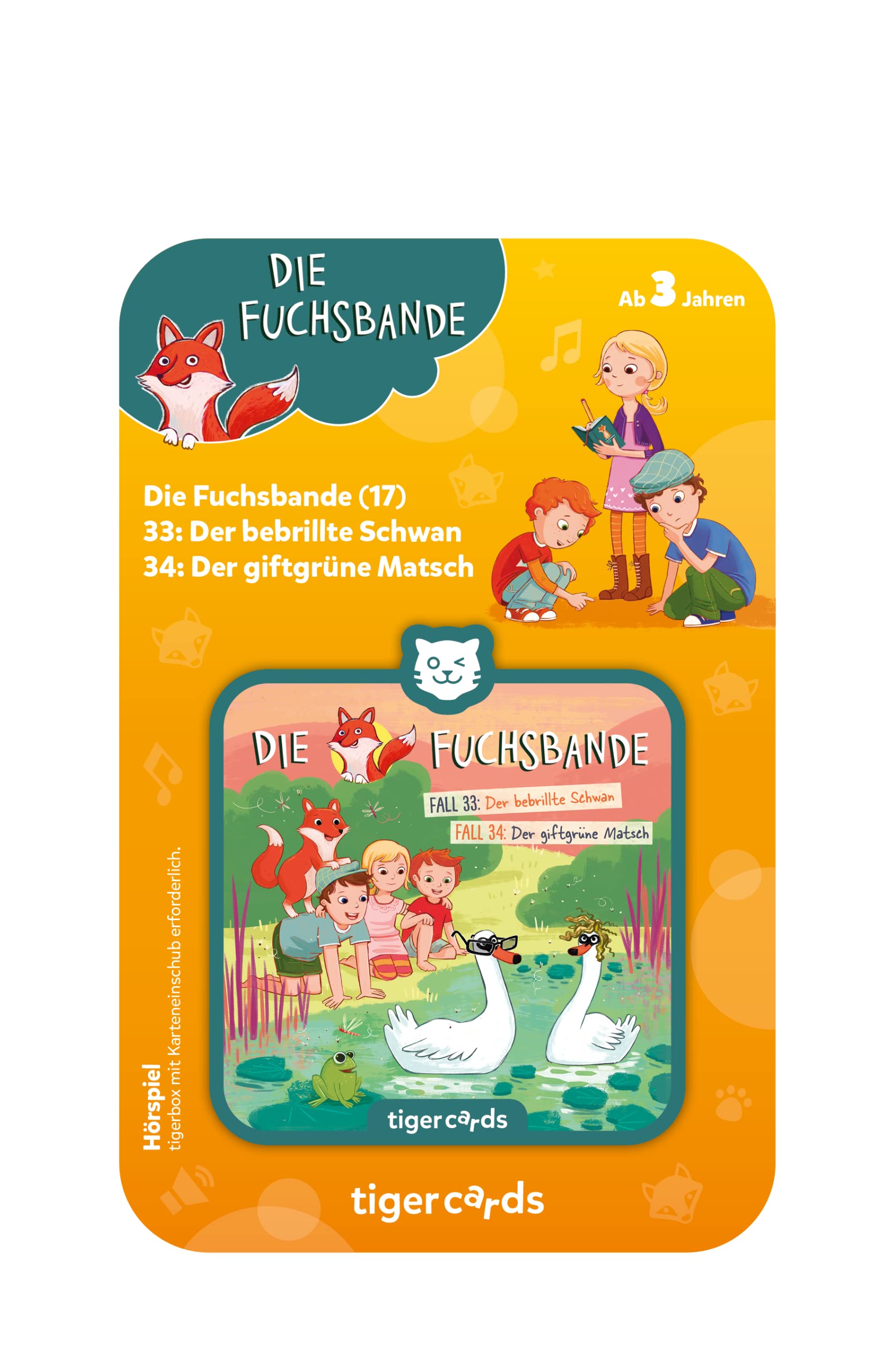 tigercard - Die Fuchsbande - Der bebrillte Schwan / Der giftgrüne Matsch