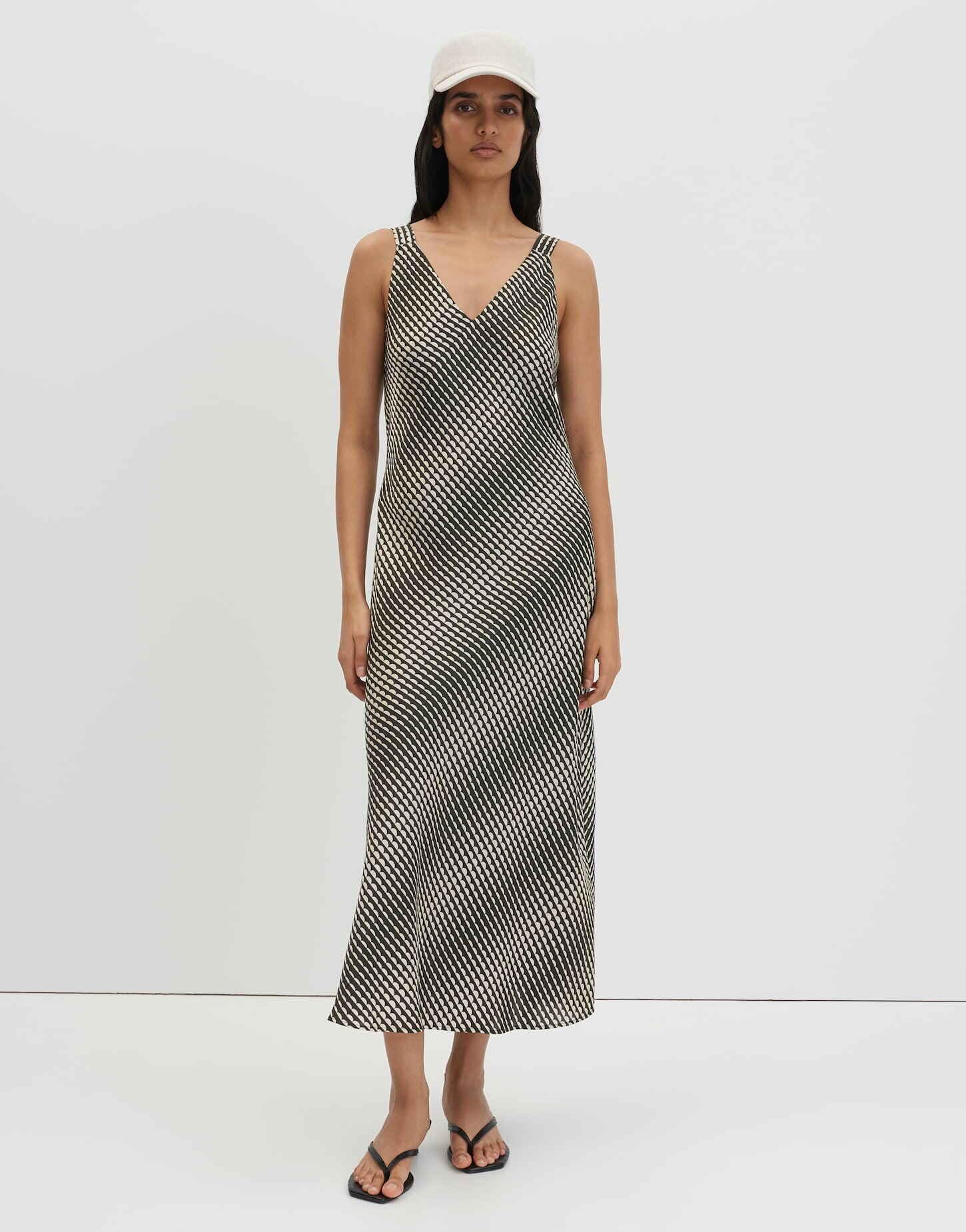 someday Damen Midikleid | Schimmerndes Slip Dress in A-Linie