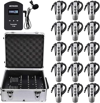 Retekess TT106 Church Translation System, Wireless Tour Guide System