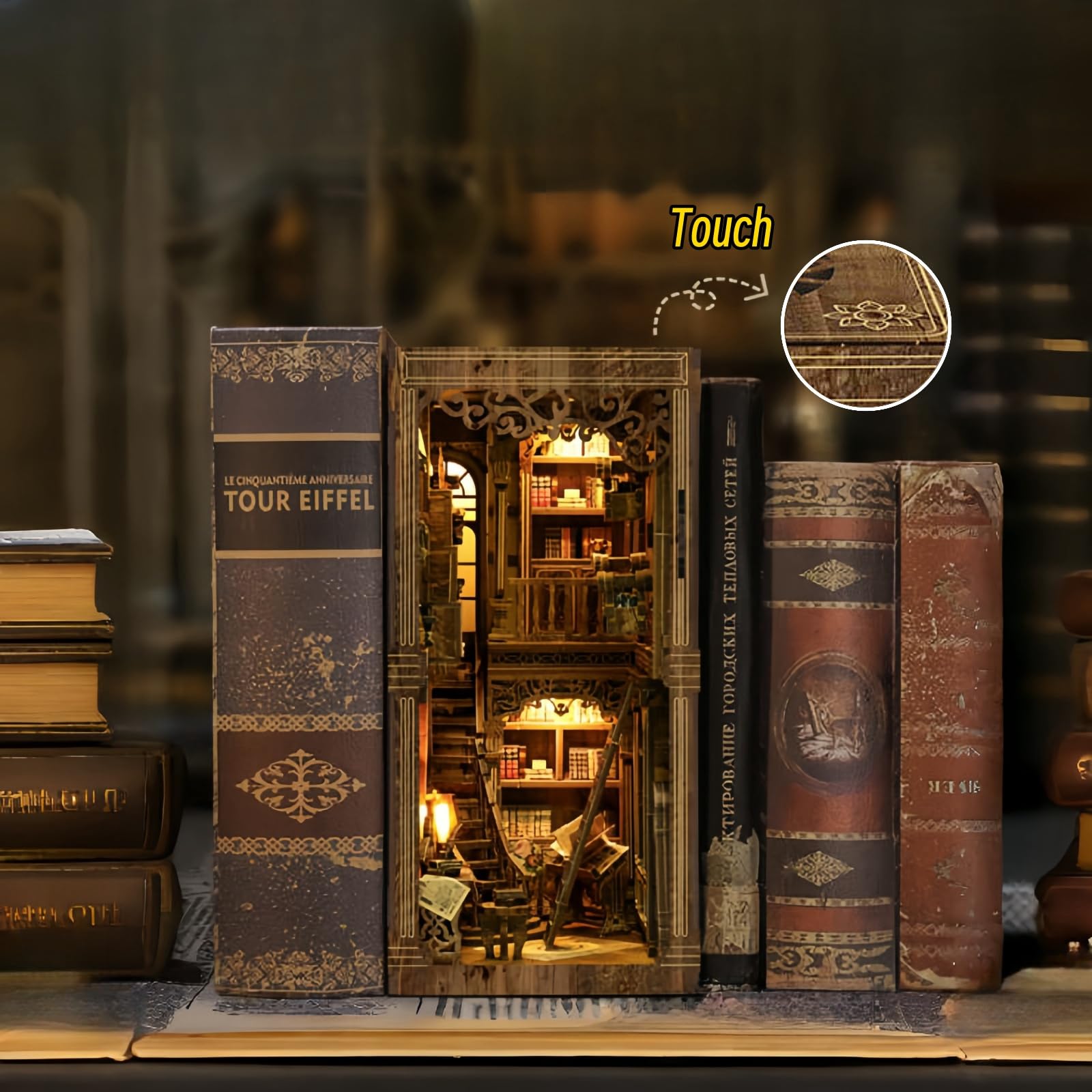 DIY Book Nook Kit - Ancient Book Collection Room - Library