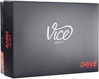 Vice Drive Golf Balls by ViceGolf: Durable 2-Piece Distance Balls with Surlyn Cover & 95 Compression for Max Distance