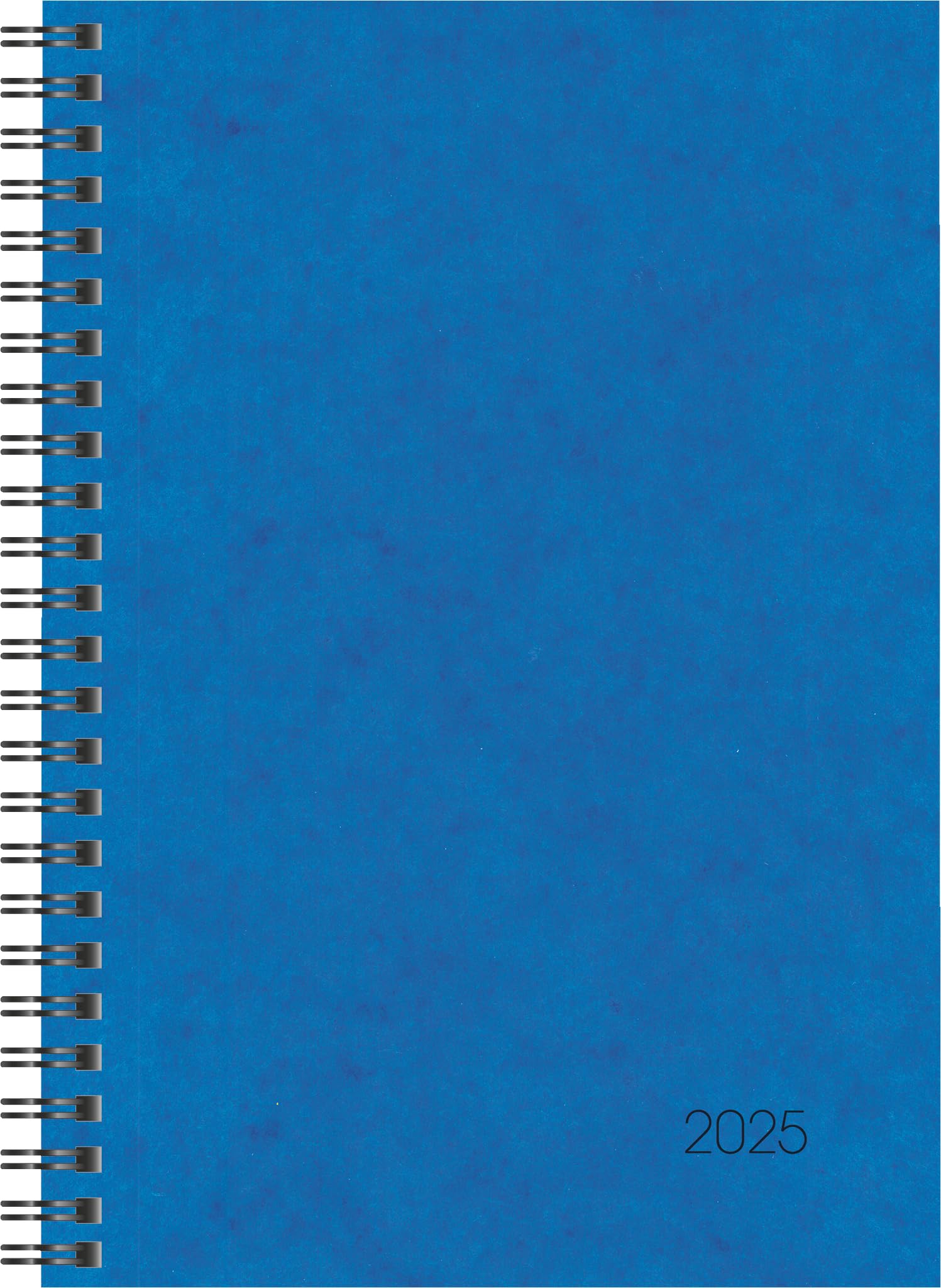BRUNNEN Book Calendar Model 796 2025 | A5, Cardboard, Blue
