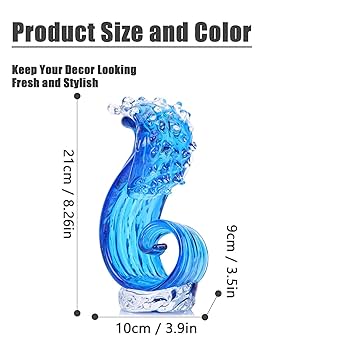 Ayaka----青の波 ガラスアートオブジェ Ayaka----青の波 ガラスアートオブジェ Ayaka様専用----青の波