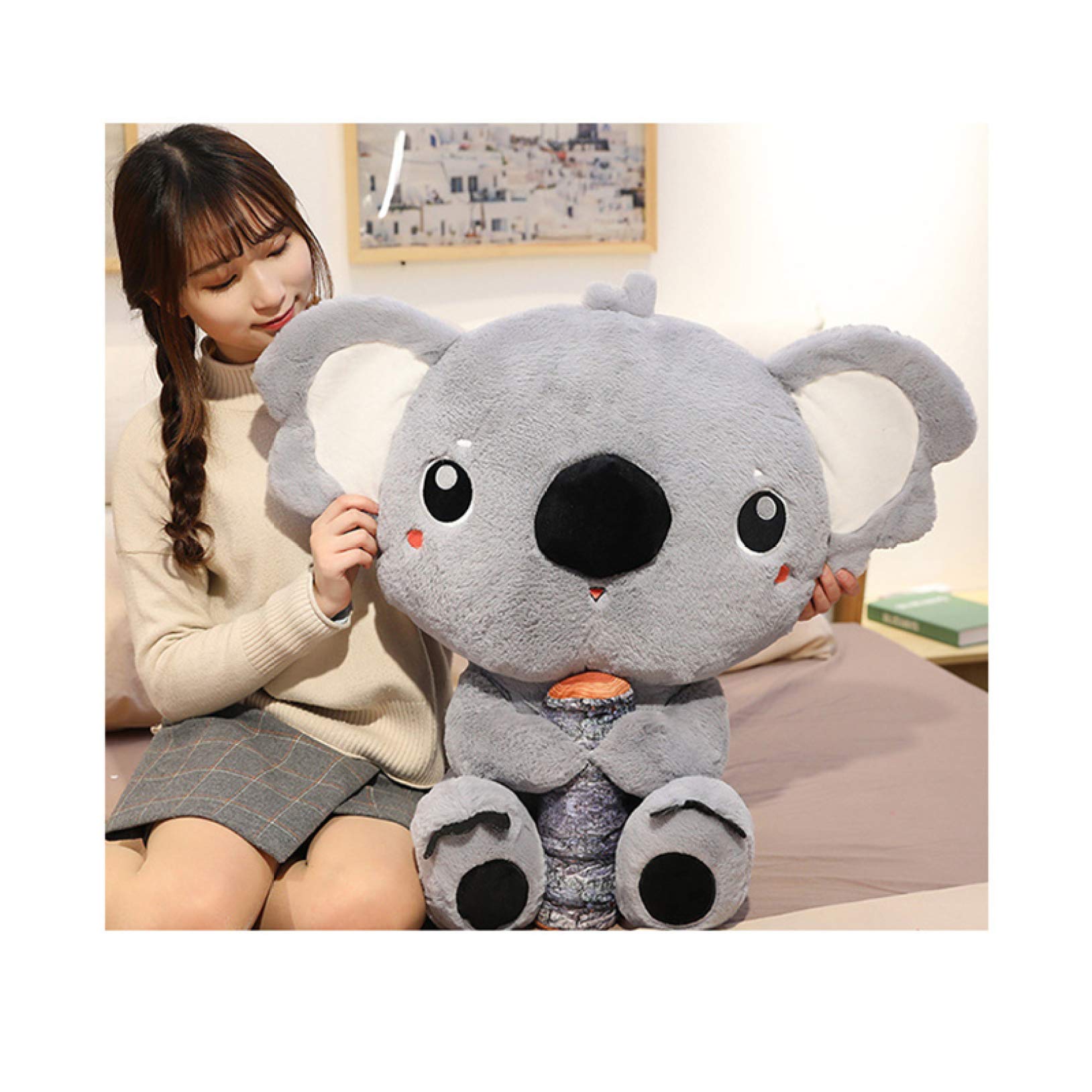 Amazon.co.jp: MMLYY ぬいぐるみ コアラ 特大 もちもち 45cm ふわふわ