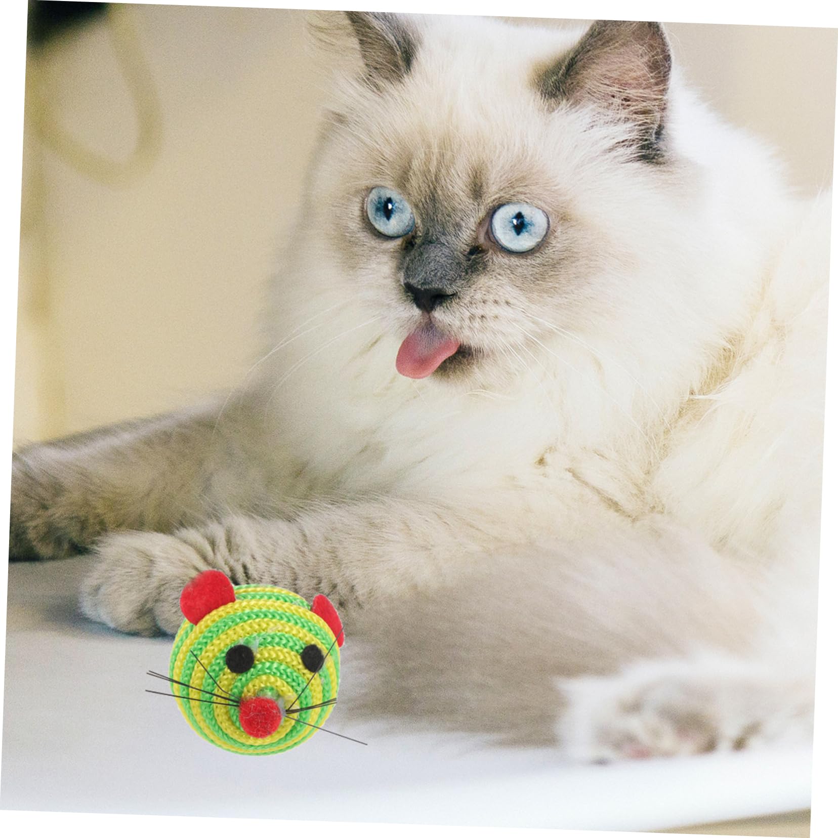 Kisangel 48stücke Teiliges Katzenspielzeug-Set Mit Lustigen Attraktionen Und Künstlichen Mäusen Für Spielende Katzen Und Kätzchen Sorgt Für Beschäftigung Und Physische Entwicklung