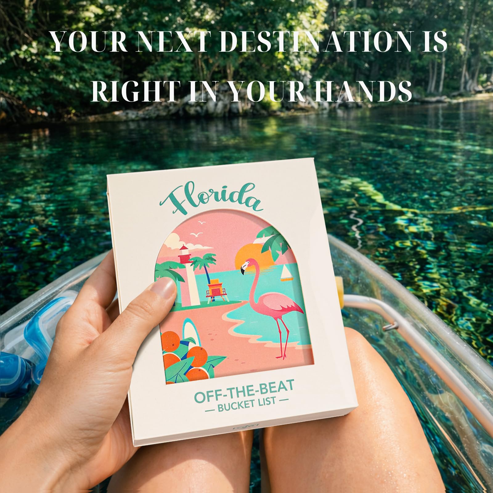 Florida Adventure Bucket List Cards, 50 carte da grattare per Stato | Gemme nascoste locali uniche, 2026 Schede elenco secchio fuori dal ritmo, Regali della Florida per coppie e famiglie