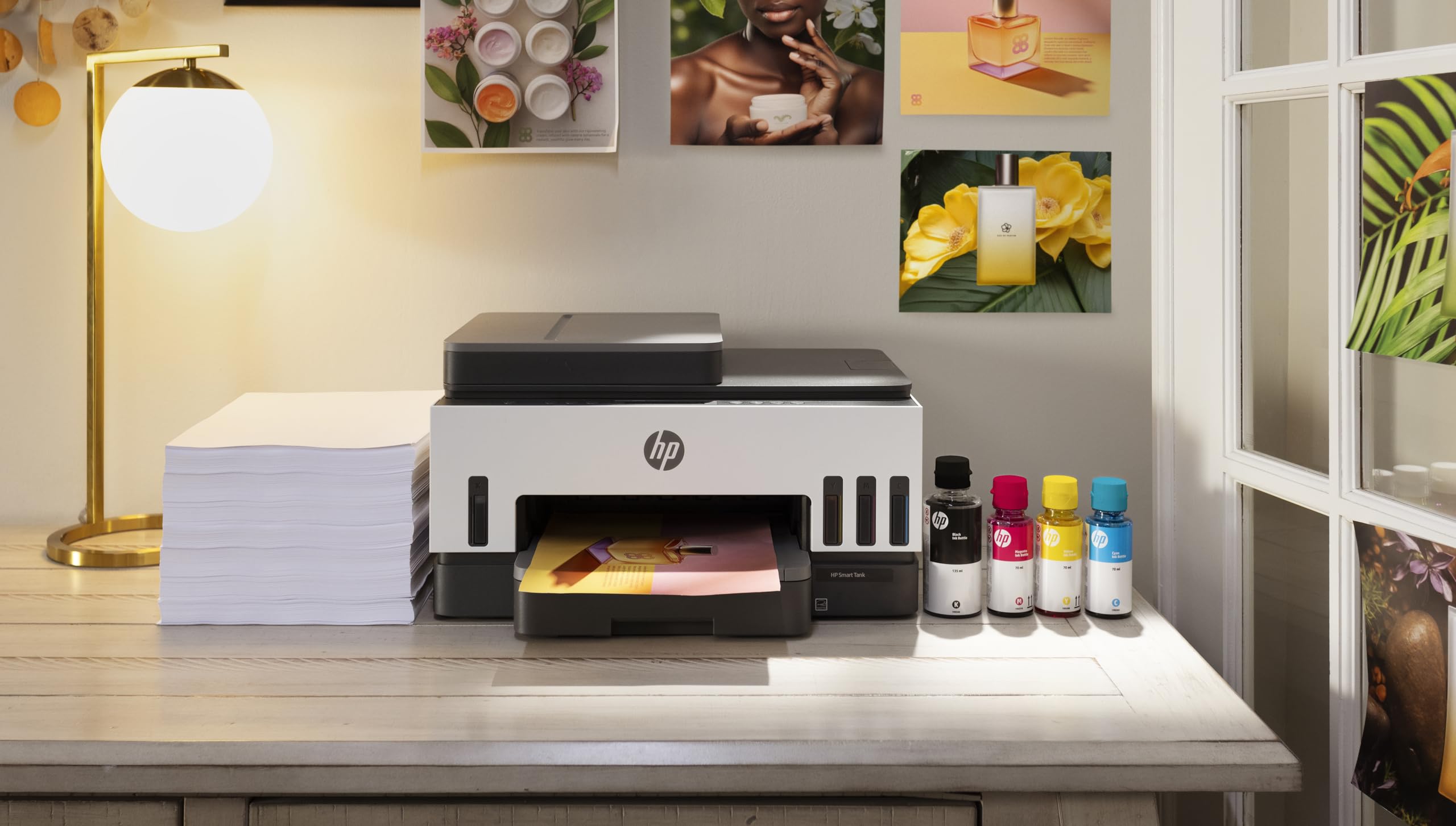 HP Smart Tank 7307, Impresora multifunción a Color, Inyección de Tinta, Wi-Fi, AAD 35 Hojas, impresión automática a Doble Cara, Escaneo y Copia, Tinta incluida hasta 3 años