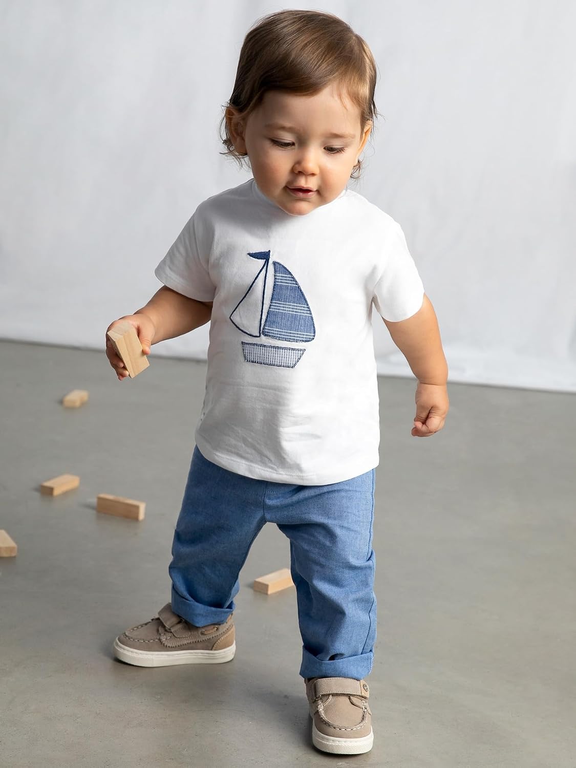 Mayoral S/s t-Shirt for Baby-Boys White