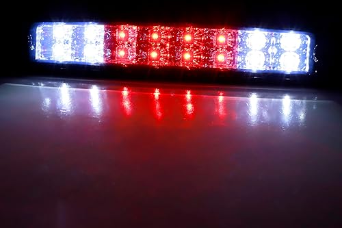 Miniatura 2 de iJDMTOY Lente ahumada Full LED de montaje alto, tercera luz de frenofreno compatible con Ford F-250 F-350 Super Duty 1999-2016 y Mazda Serie B