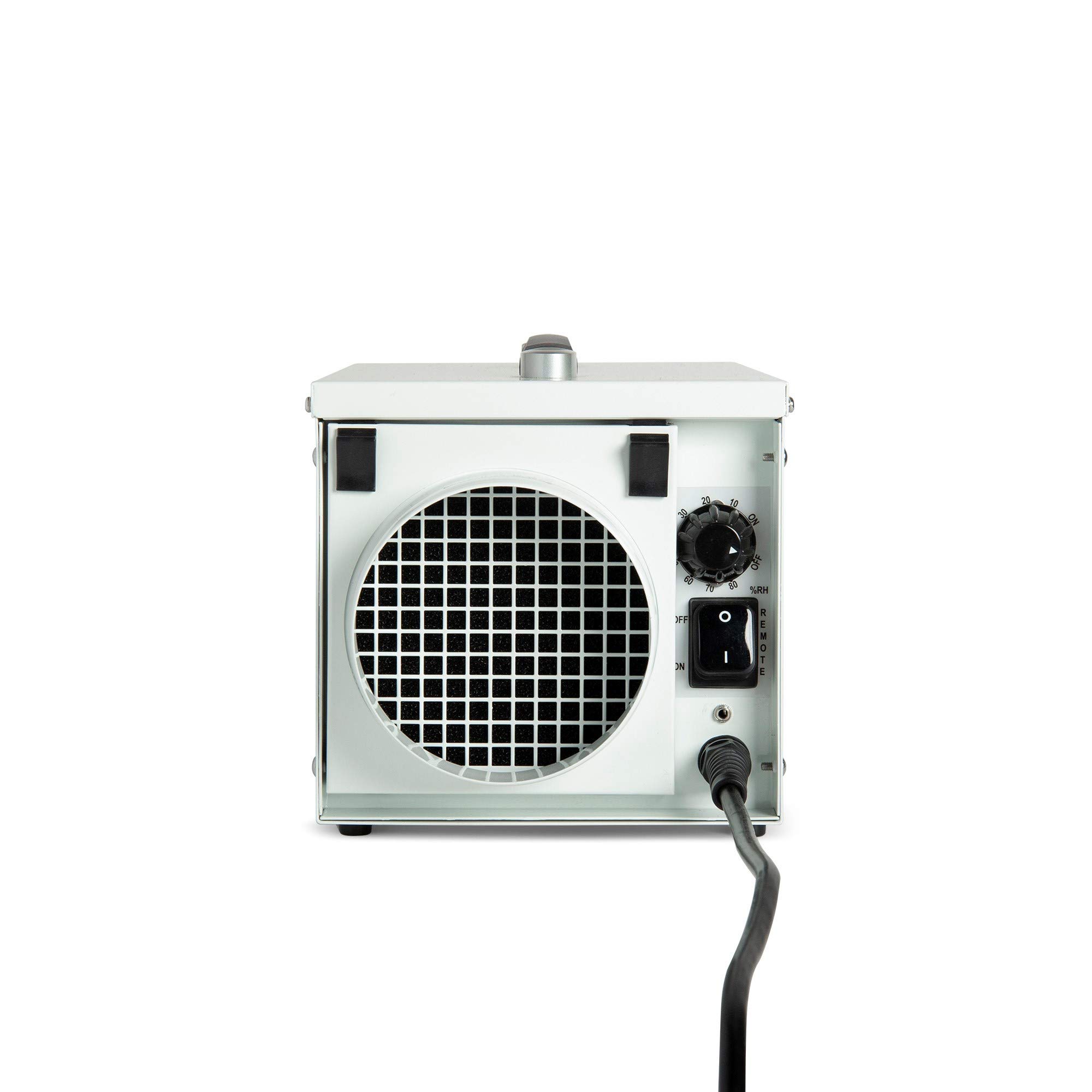 Ecor Pro DryFan DH1200 osuszacz adsorpcyjny, 12 l/dzień, całkowicie metalowa konstrukcja z powłoką epoksydową, do użytku prywatnego i przemysłowego oraz do pomieszczeń do 200 m²