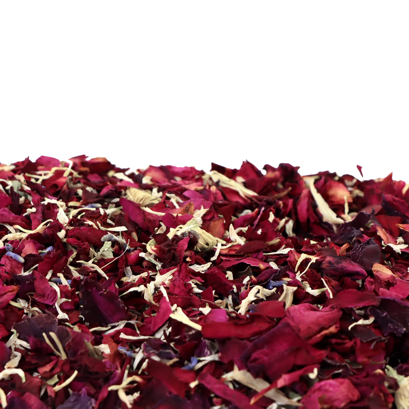 CoolCrafts Petalos de Rosa Naturales para Bodas Confeti Boda Biodegradable Flores Secas