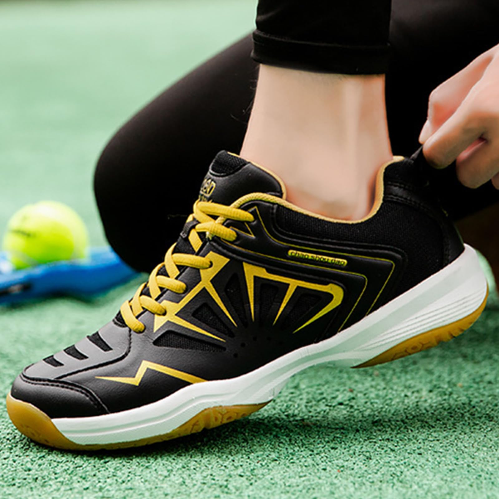 Zapatos De Squash,Zapatillas De Voleibol Unisex,Zapatos De BáDminton Hombre,Zapatillas De Tenis para Mujer,Antideslizante,Suaves Y Transpirables,para Squash BáDminton Tenis Voleibol