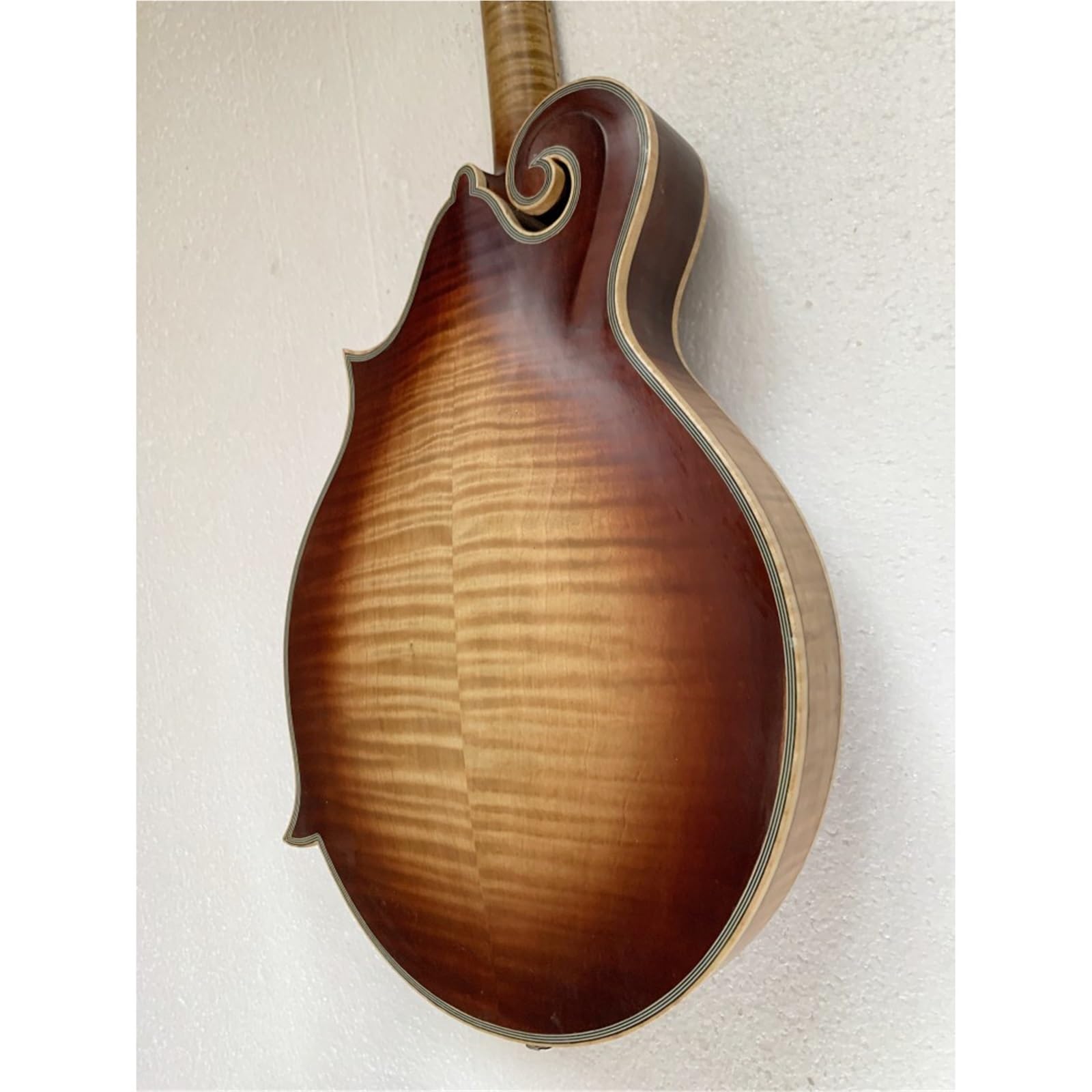 Mandolin Instrument Kit Spruce Veneer Handmade Mandolin Tiger Maple Back And Sides Mandolin - Image 6