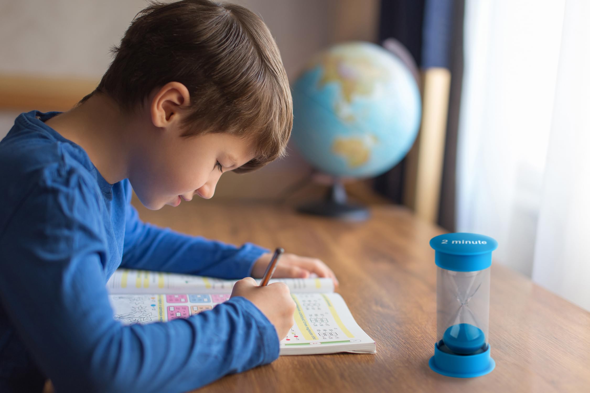 Teacher Created Resources 2 Minute Sand Timer - Medium - 20758,Blue - Image 2