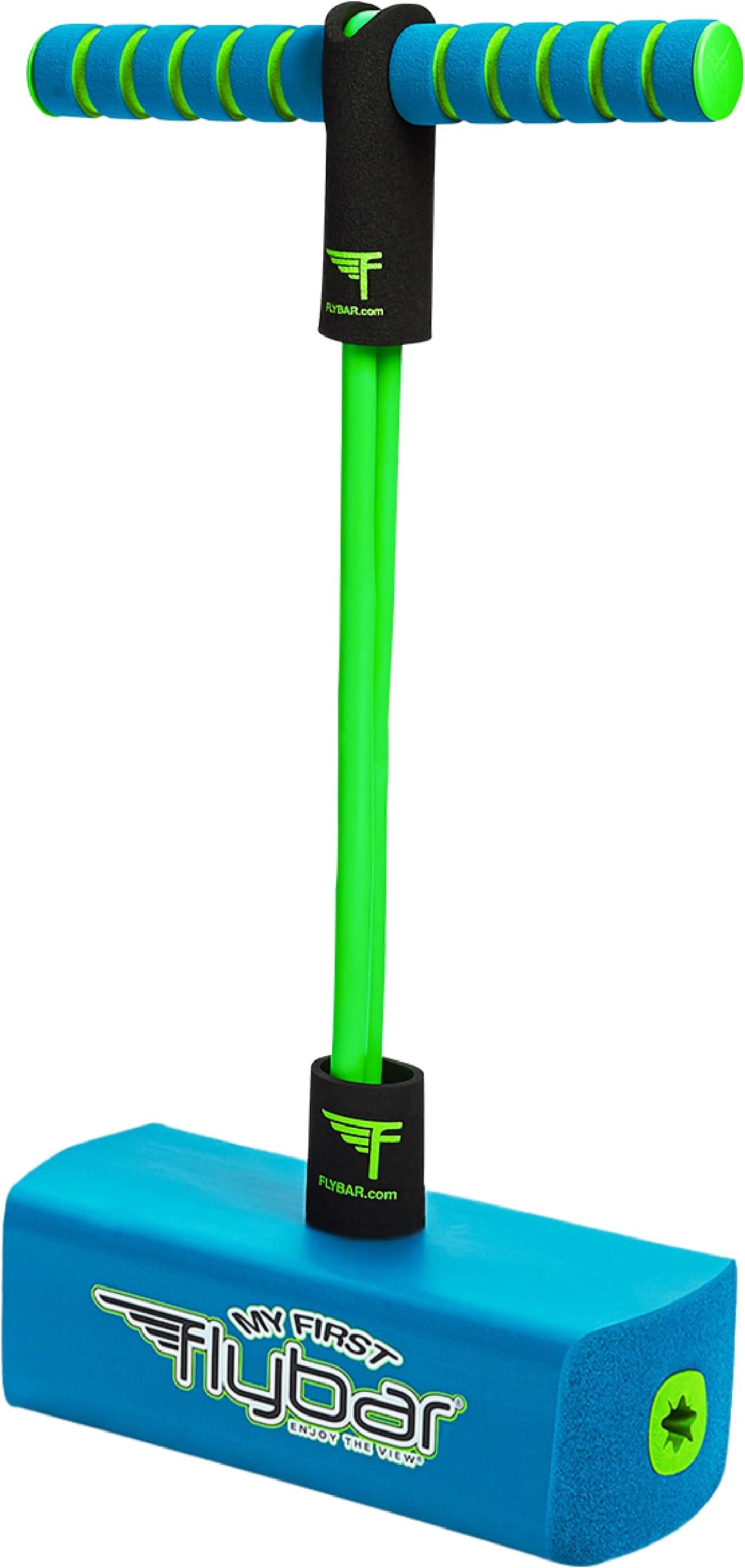 Flybar My First Foam Pogo Jumper for Kids Fun and Safe Pogo Stick for Toddlers, Durable Foam and Bungee Jumper for Ages 3 and up, Supports up to 250lbs