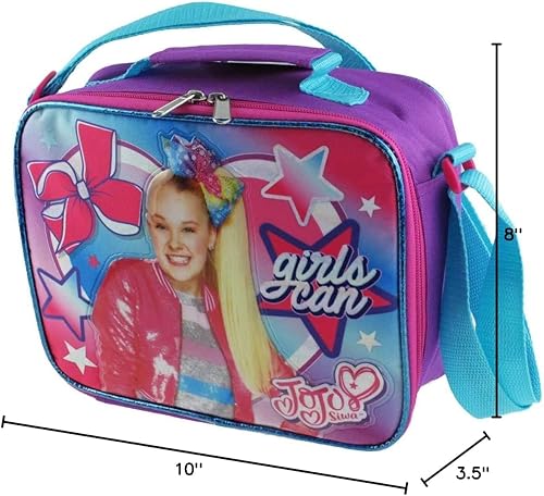 Miniatura 4 de Nickelodeon JoJo Siwa - Bolsa de almuerzo aislada con correas ajustables para el hombro, A17331