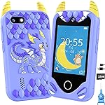 Kids Smart Phone for Boys Gifts - Toddler Christmas Birthday Gift for Age 3 4 5 6 Year Old, Kids Cell Phone Toy with Touchscreen, Dual Cameras, Learning, Music Player, Games with 32 GB Card