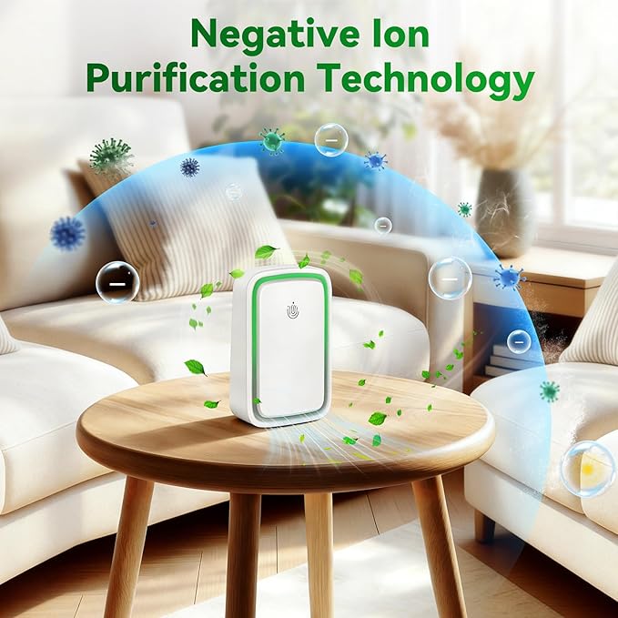 Purificadores de Aire Enchufables Paquete de 6, Ionizadores de Aire con Modos para Hogar, Dormitorio, Cocina miniatura 3