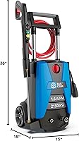Vista 15 de AR Blue Clean BC383HSS Lavadora a Presión Eléctrica - 2150 PSI, 1.6 GPM, 13 Amperios, Accesorios de Conexión Rápida, Mango Telescópico