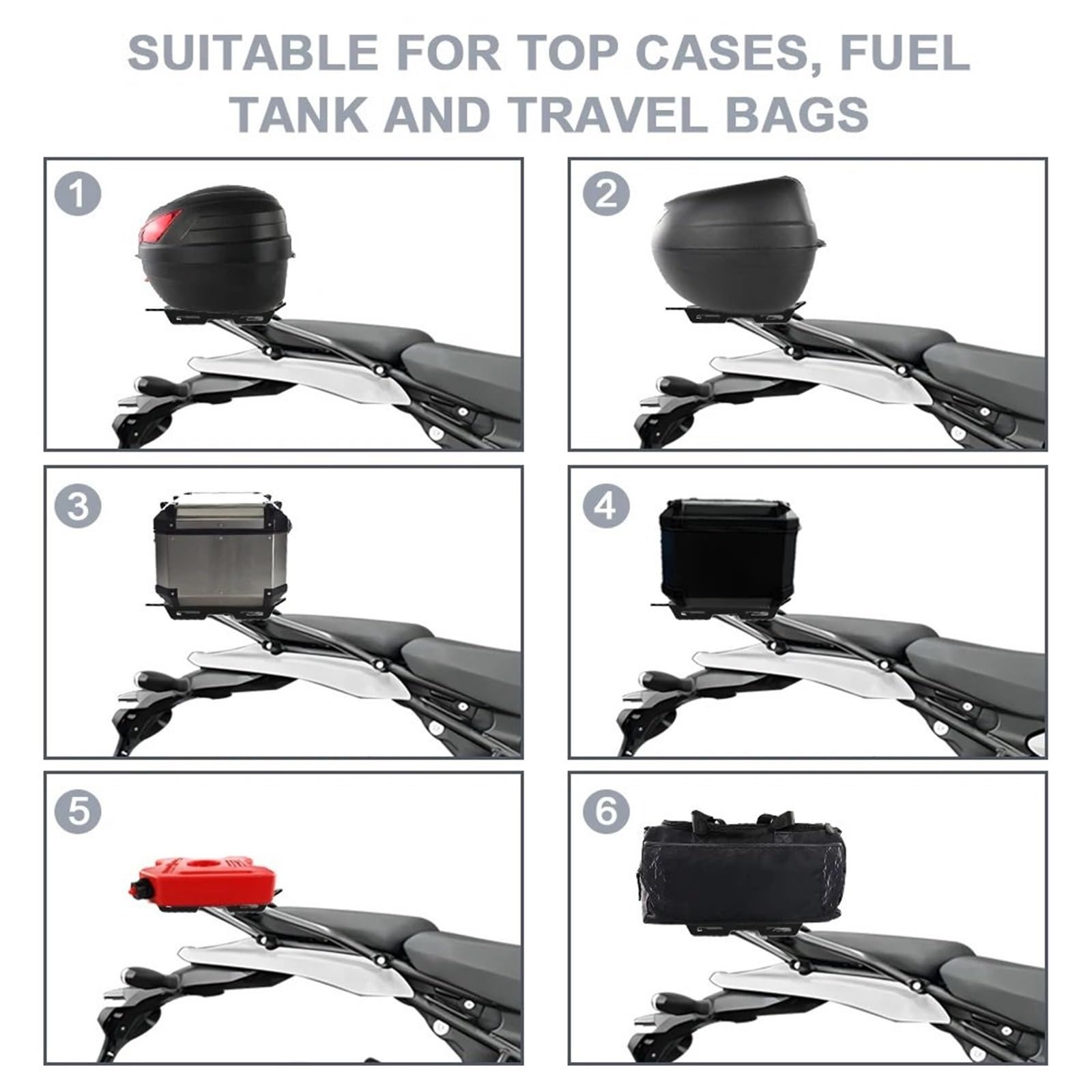 Uchwyt Topcase Do Royal Enfield 450 Case Shelf Holder Tylny bagażnik