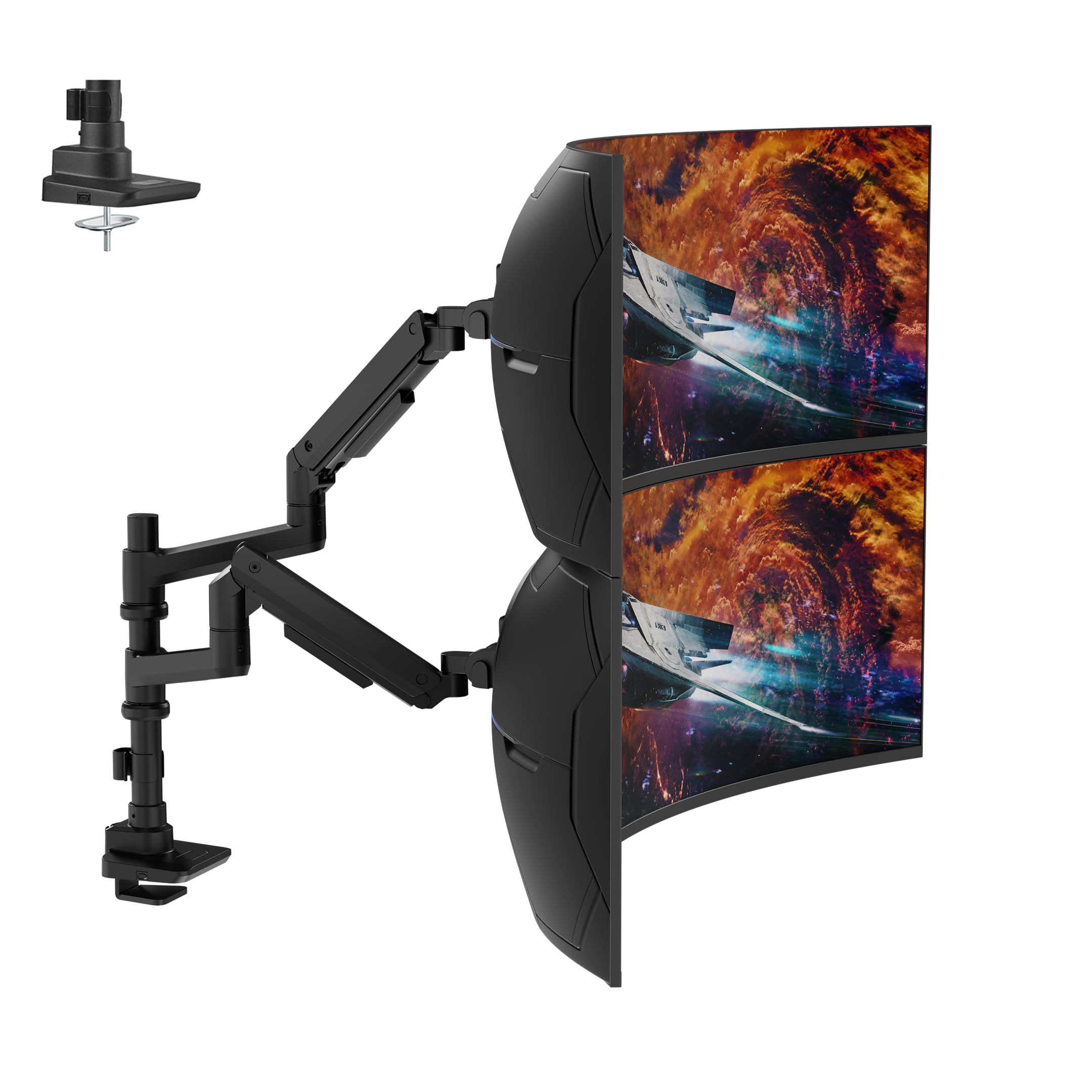 Amazon.com: G-PACK PRO Dual Monitor Arm for 17-49 Inch Ultrawide