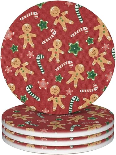 Miniatura 29 de Gothic Witchy - Juego de 4 posavasos absorbentes de cerámica para mesa de café, barra con base de corcho, alfombrillas redondas de piedra Seta