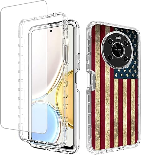 Funda para Honor X9 (4G/5G)/Honor X30/Honor Magic4 Lite, ANY-NX1 con protector de pantalla de vidrio templado, funda protectora de cuerpo completo