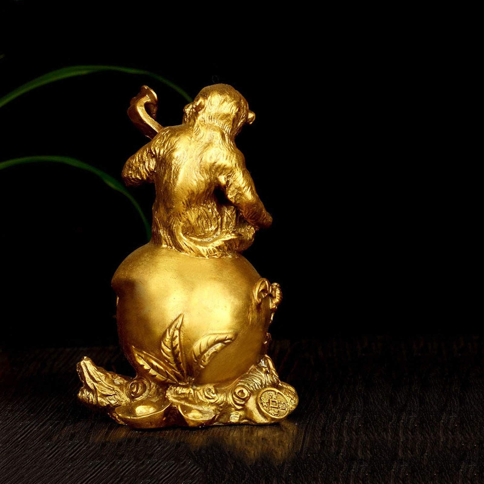Rzemiosło dekoracyjne statuetka króla małp rzeźba na biurko, miedziana, małpa, statuetka króla, rzemiosło, do salonu, na biurko, rzemiosło, model, rzeźba, biuro, dekoracja, prezent, akcesoria na