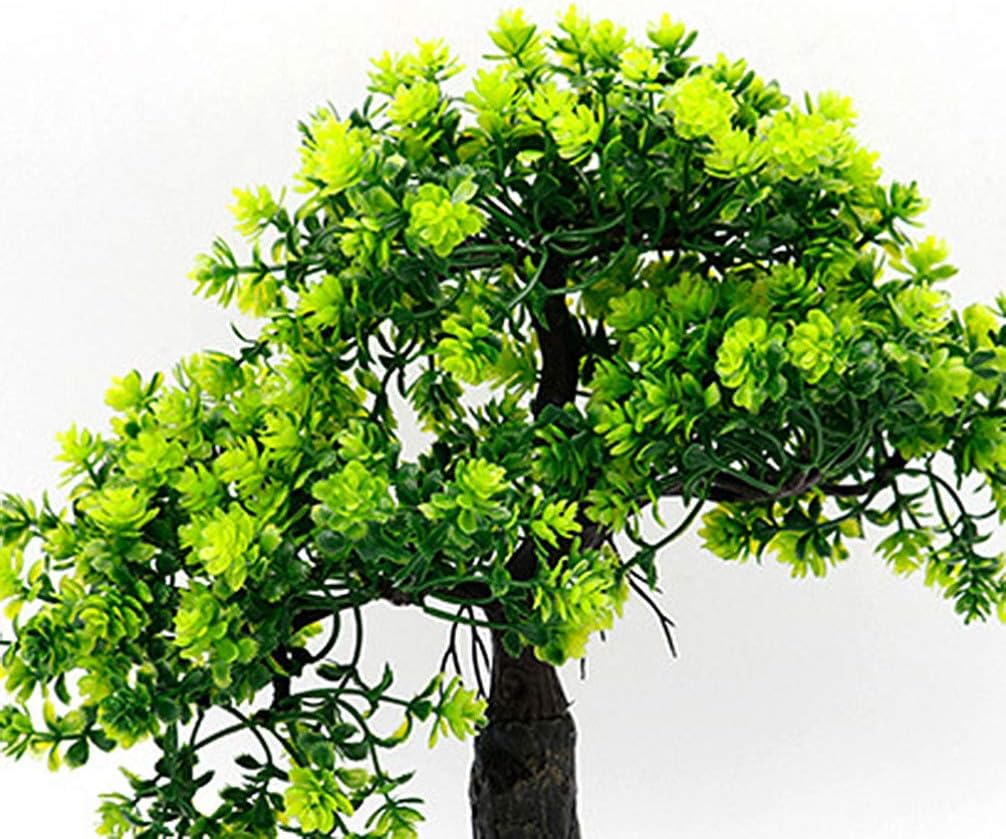 balacoo Artificial Tree Decor for Fish Tank Green Resin Aquarium Decoration Underwater Plant Ornament Safe for Aquariums Easy to Clean Fish Habitat