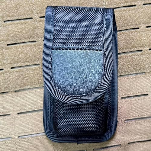 Vista 6 de ROCOTACTICAL OC/Mace Spray Holder Pouch for MK3 Canister, Police Duty OC Pepper Spray Holster Pouch, Black