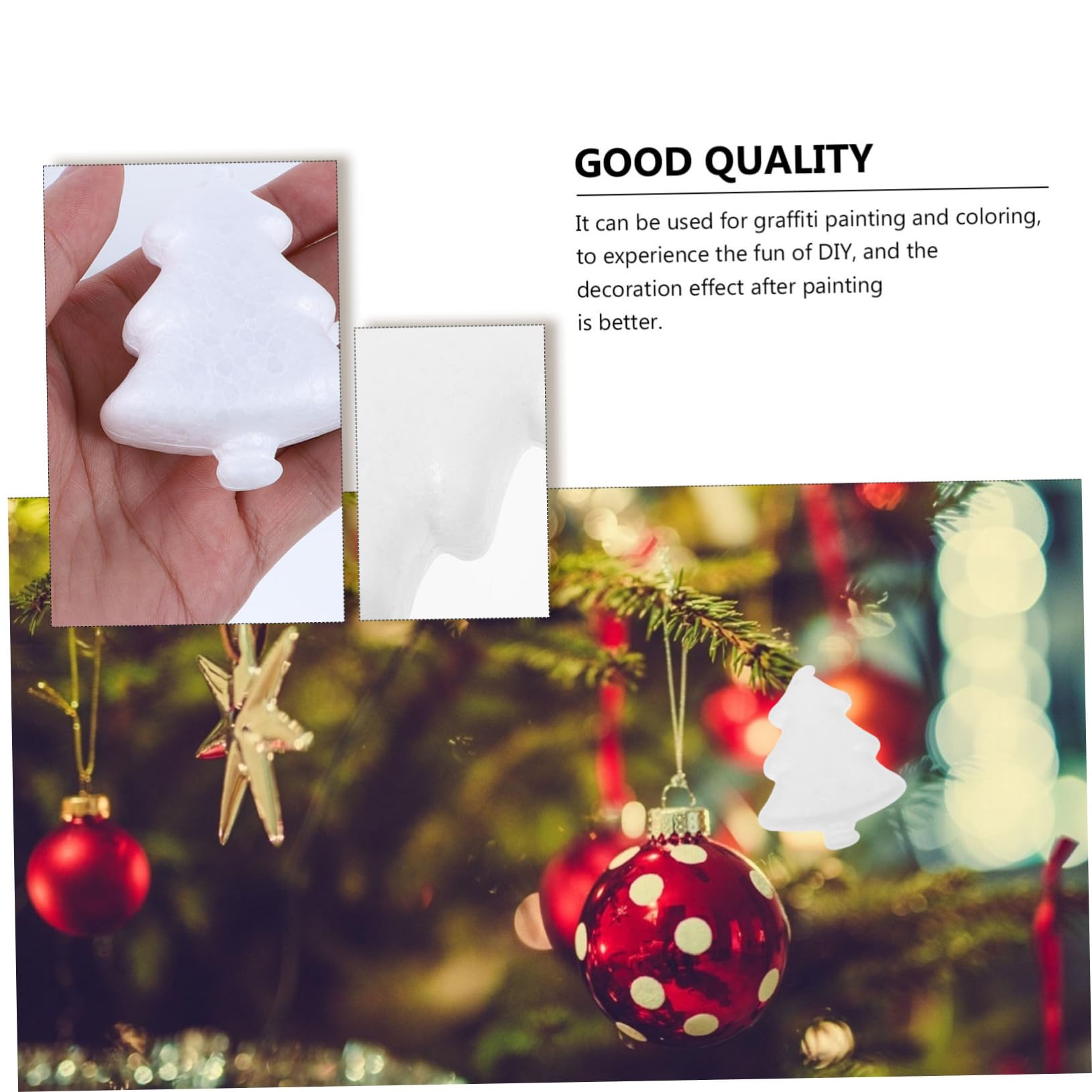 Alipis 7 Sätze 7 Sets Schaumstoff Pop Up Baumaufkleber Weihnachtsschmuck Dekoration Weihnachtsbaum Anhänger Weihnachtsmittelstücke Weihnachtsdekor Weihnachtshandwerk 30 Stück * 7