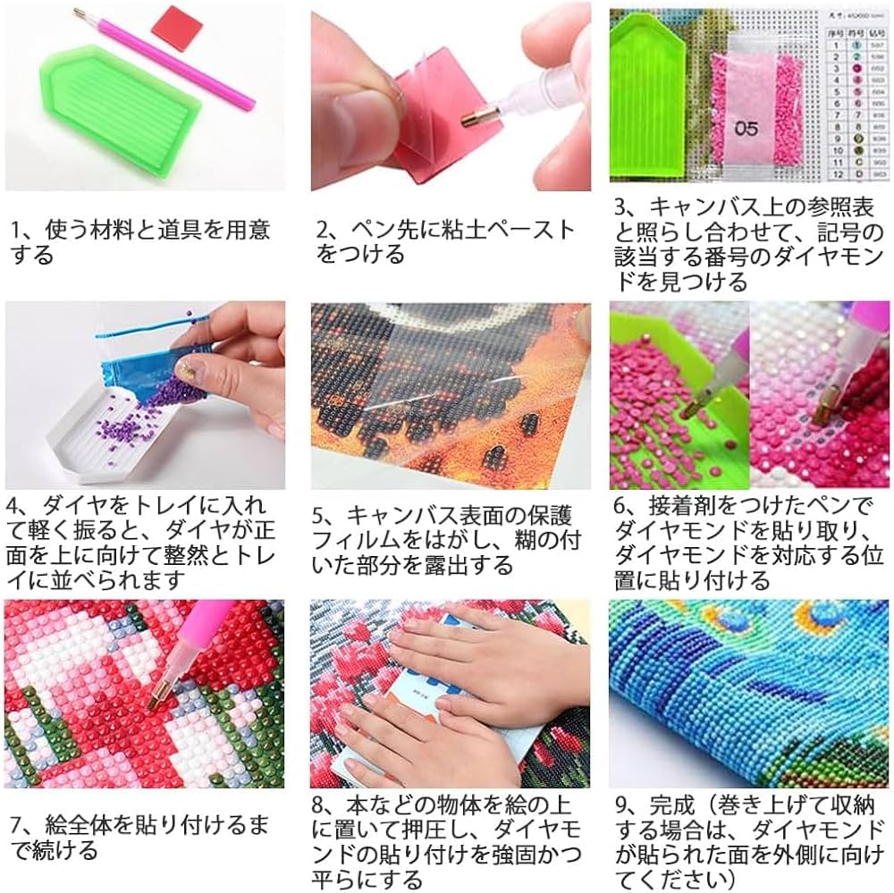 Amazon | LUHSICE ダイヤモンドアートクラブ スニーカー 手芸