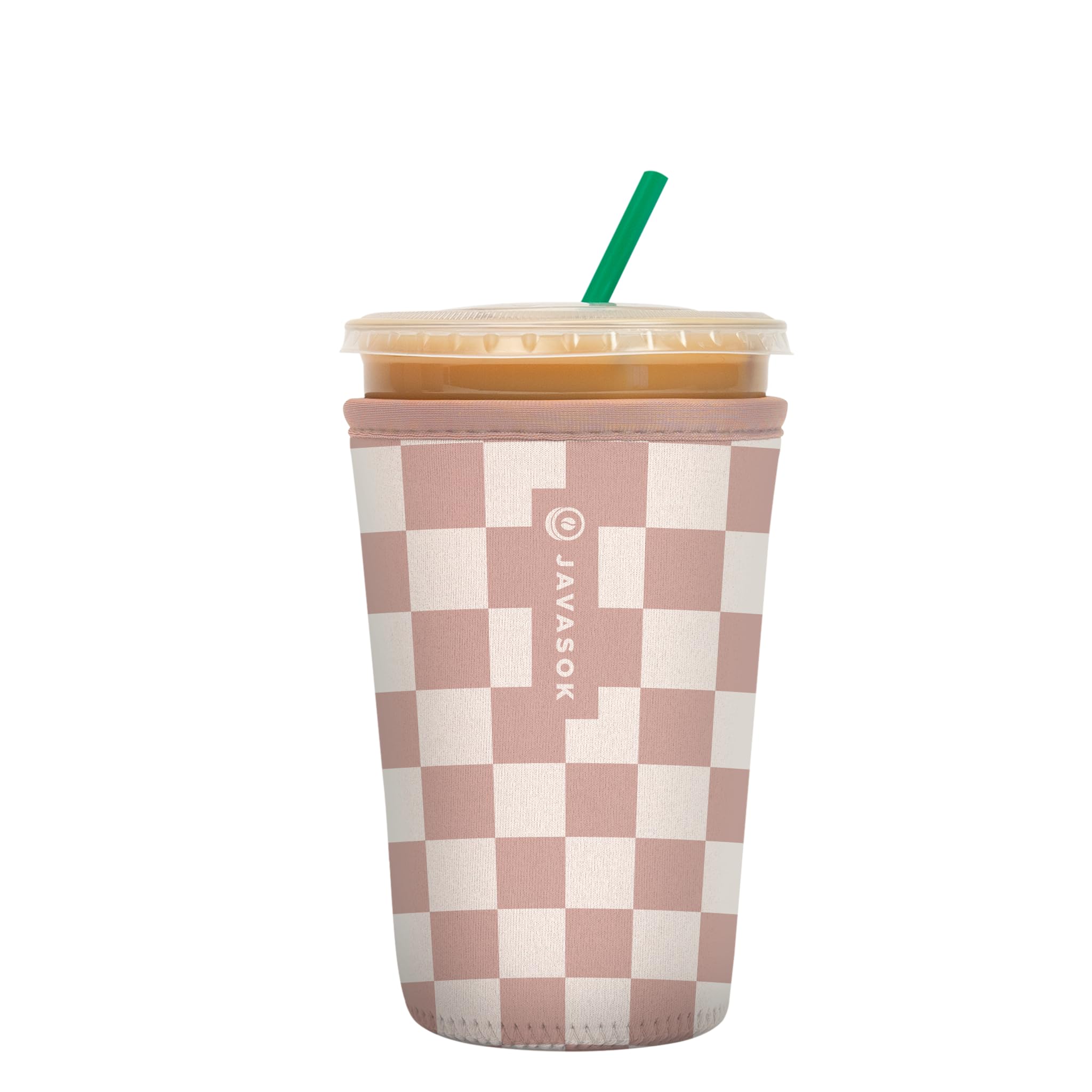 Sok It JavaSok Iced Coffee &amp; Cold Soda Insulated Neoprene Cup Sleeve (Picnic in Paris, Medium: 22-28oz)
