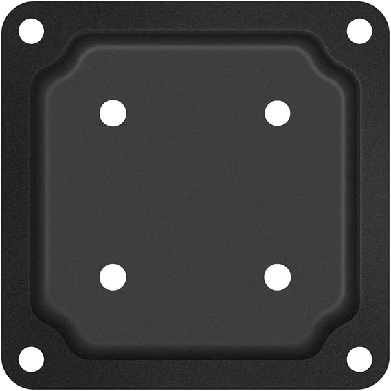 Nuvo Iron WPCP4B Black 4 x 4 Wood Post Plate Connector