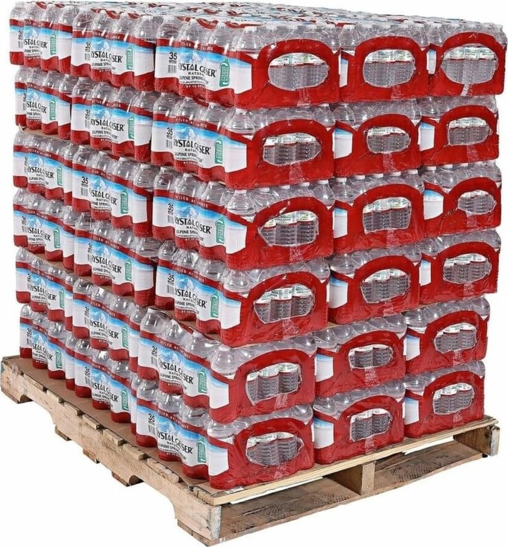 Alpine Spring Water,16.9 Fl Oz (Pack of 35),Bottled at the Source (075140350018)