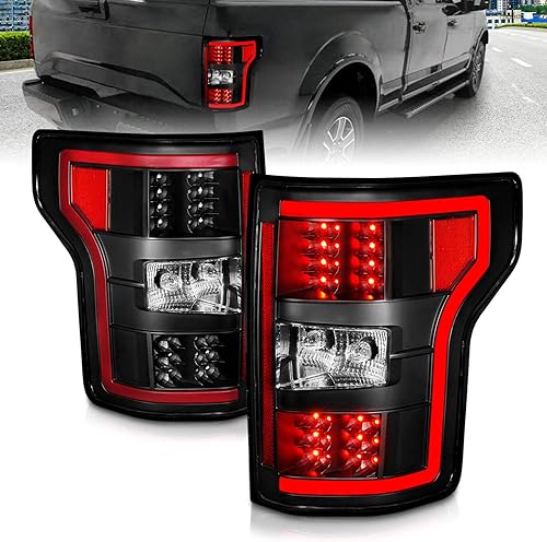 AmeriLite Juego de luces traseras de repuesto para Ford F150 2018-2020 Pickup LED para barra de luz de freno, lado del conductor y del pasajero