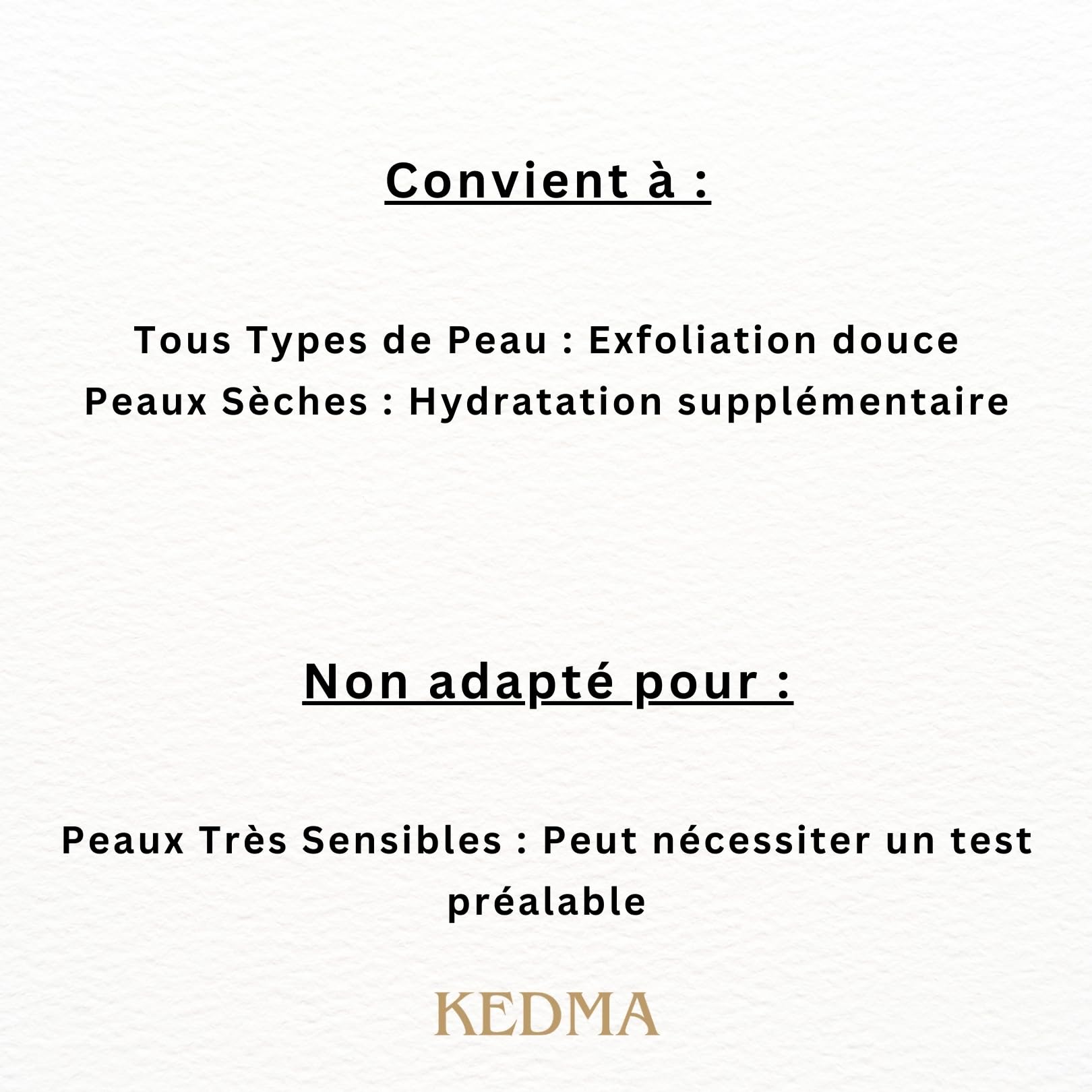 KEDMA - Masque Exfoliant Visage - Peau Douce & Éclatante - 100g | Le masque exfoliant élimine les cellules mortes et les impuretés pour une peau plus lisse, douce et lumineuse.