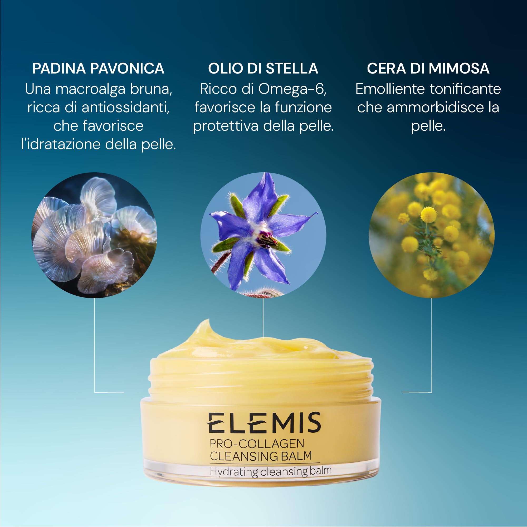 Elemis Pro-Collagen Balsamo detergente 50g – Balsamo viso per la pulizia profonda per una pelle radiosa, varianti rosa e classiche, balsamo fondente per il trucco da viaggio