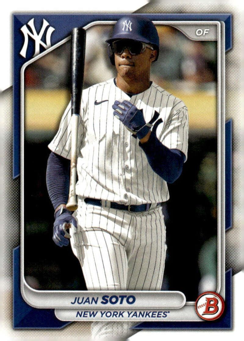 Juan Soto 2024 Bowman Base #78 NM-MT Baseball Yankees Thumbnail