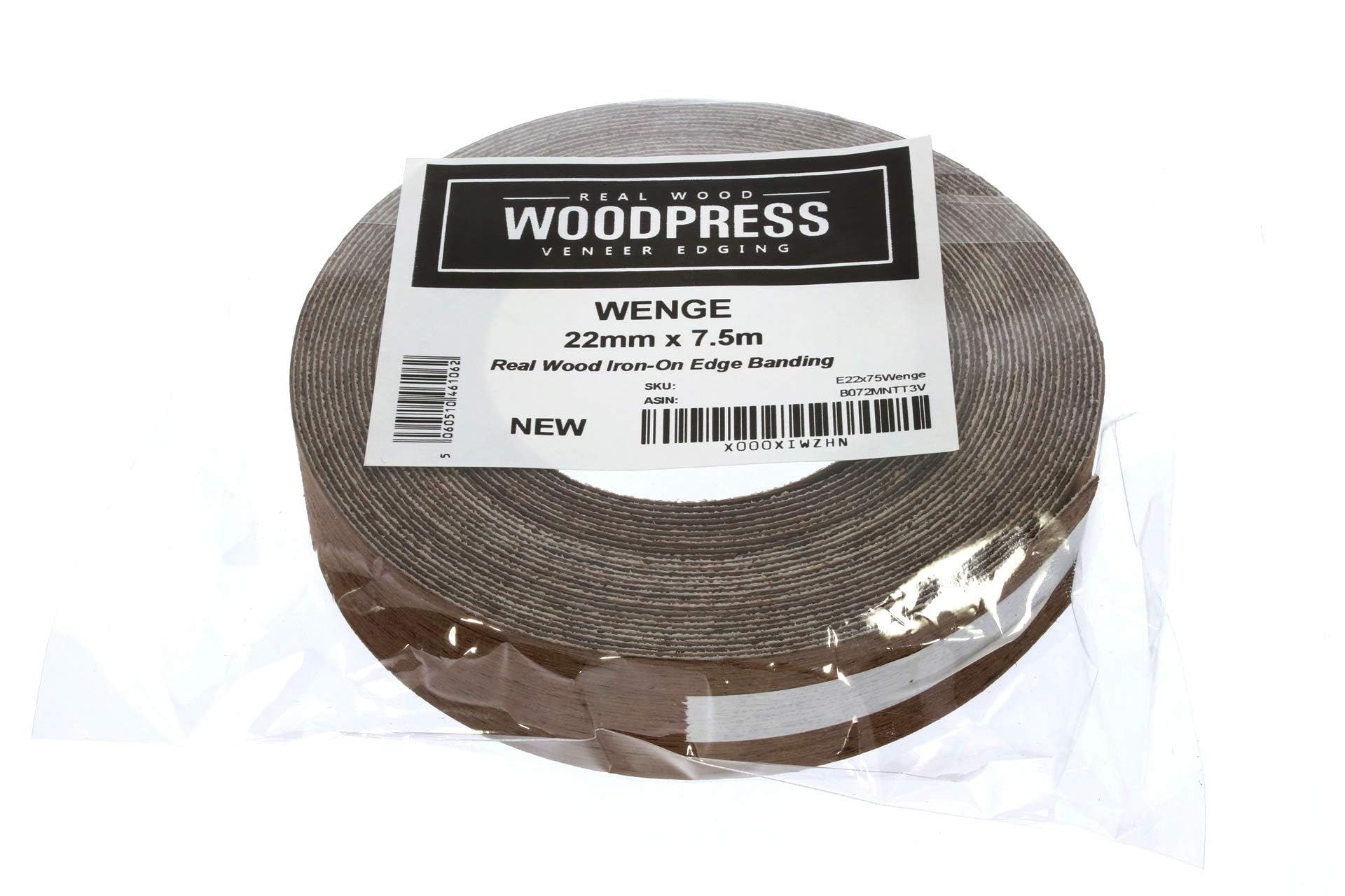 Bordatura Legno Pino 22mm - Rotolo 7,5m Preincollato, Per Bordi MDF, Applicazione Con Ferro