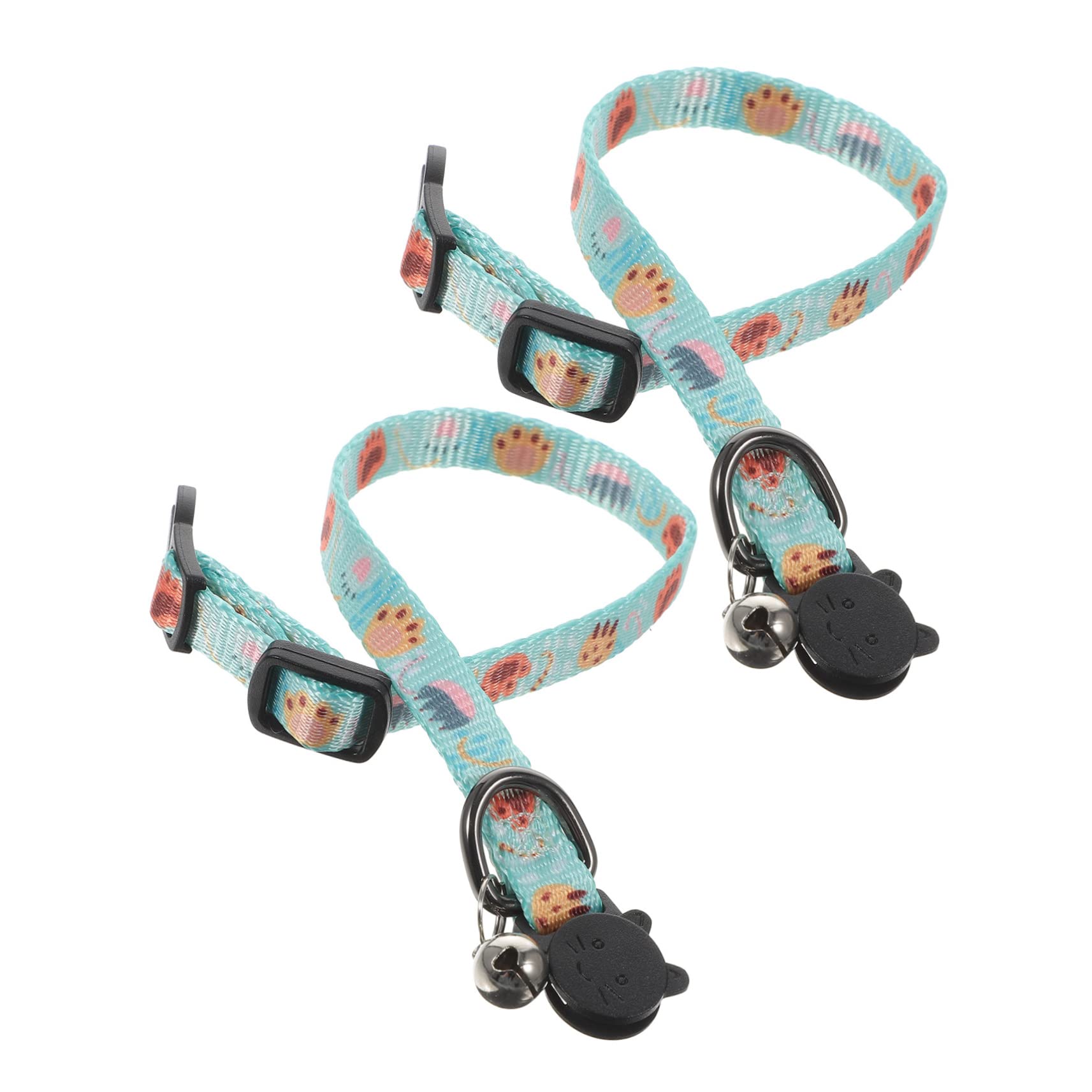 Mipcase 10stücke Verstellbares Katzenhalsband Mit Glocke Sicherer Ausbruchsschutz Für Kätzchen Atmungsaktiv Und Hautfreundlich Für Kleine Tiere Süßes Design