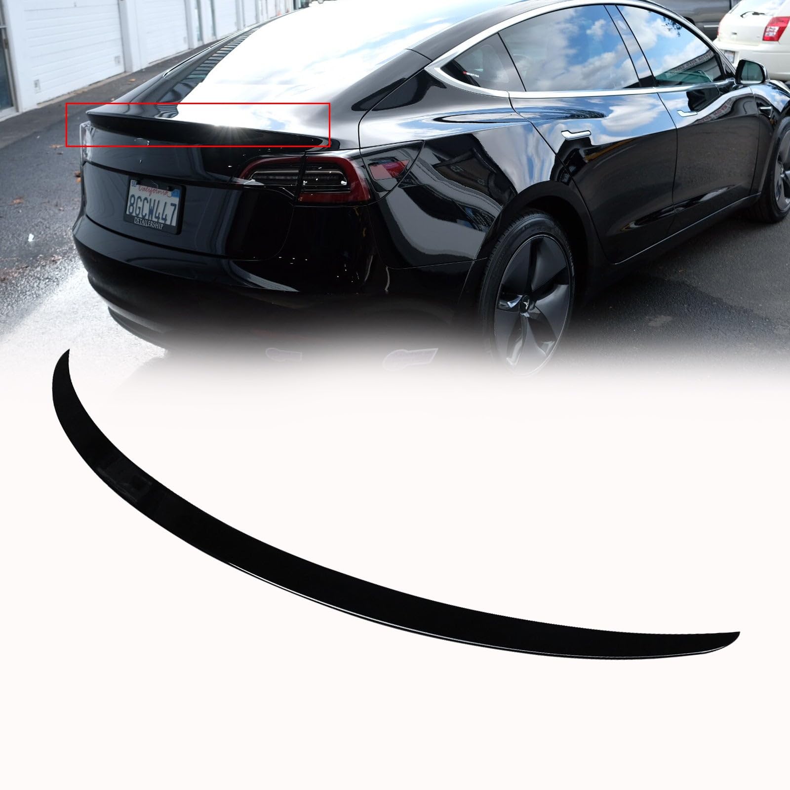 Amazon | CARIG テスラ モデル3 リアスポイラー テスラ モデル3 Model3