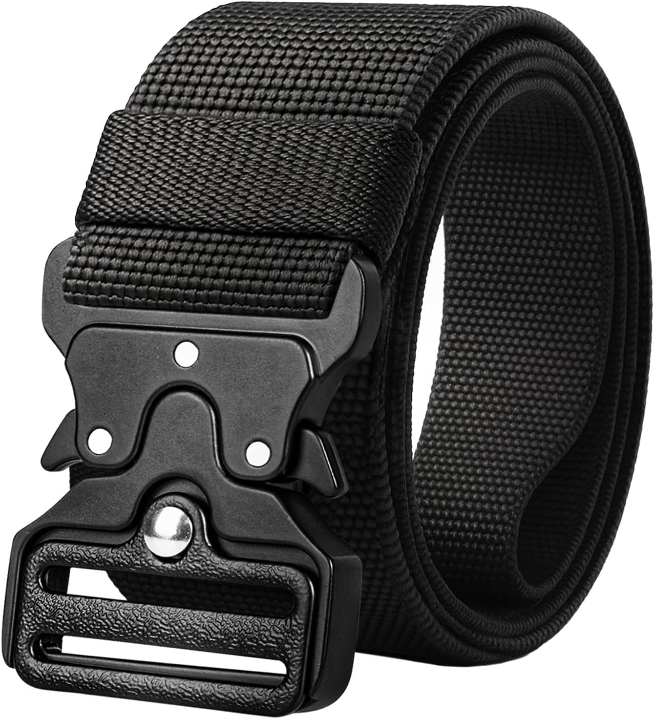 TECEUM Tactical Belt – Heavy-Duty & Quick Release – Military, Work, Rigger, Duty & Utility Belt for Men