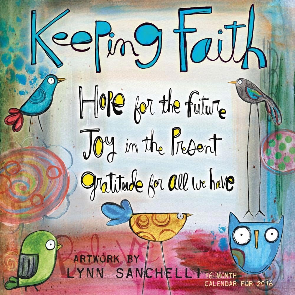 Keeping Faith Wall Calendar for 2016
