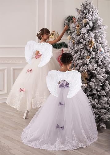 Miniatura 6 de Alas de ángel, alas de ángel para adultos, disfraz de ángel, disfraz de ángel para niños, ala de plumas, Halloween, carnaval, fiesta, disfraz de