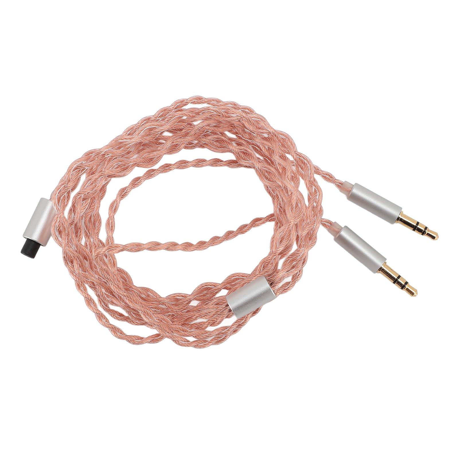 Câble Répartiteur en Y pour Casque D'écoute, Adaptateur Multifonctionnel Haute Performance de 49,21 Pouces pour Appareils avec Fiches de 2,5 Mm, 3,5 Mm et 4,4 (Bronze)
