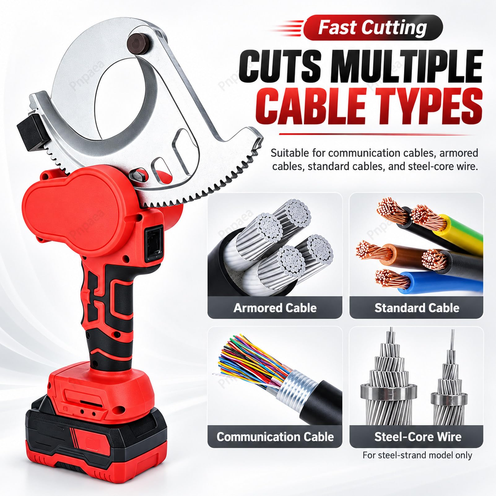 Cortador De Cables EléCtricos, Alicates Cortadores De Trinquete EC85M
