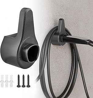 EV Charger Holder for Tesla Car Plug Electric Vehicle Charging Nozzle Holster Dock Wall Mount Electric Cable Organizer Compatible with All Tesla Model X/ Y/3/S for Outdoor Indoor