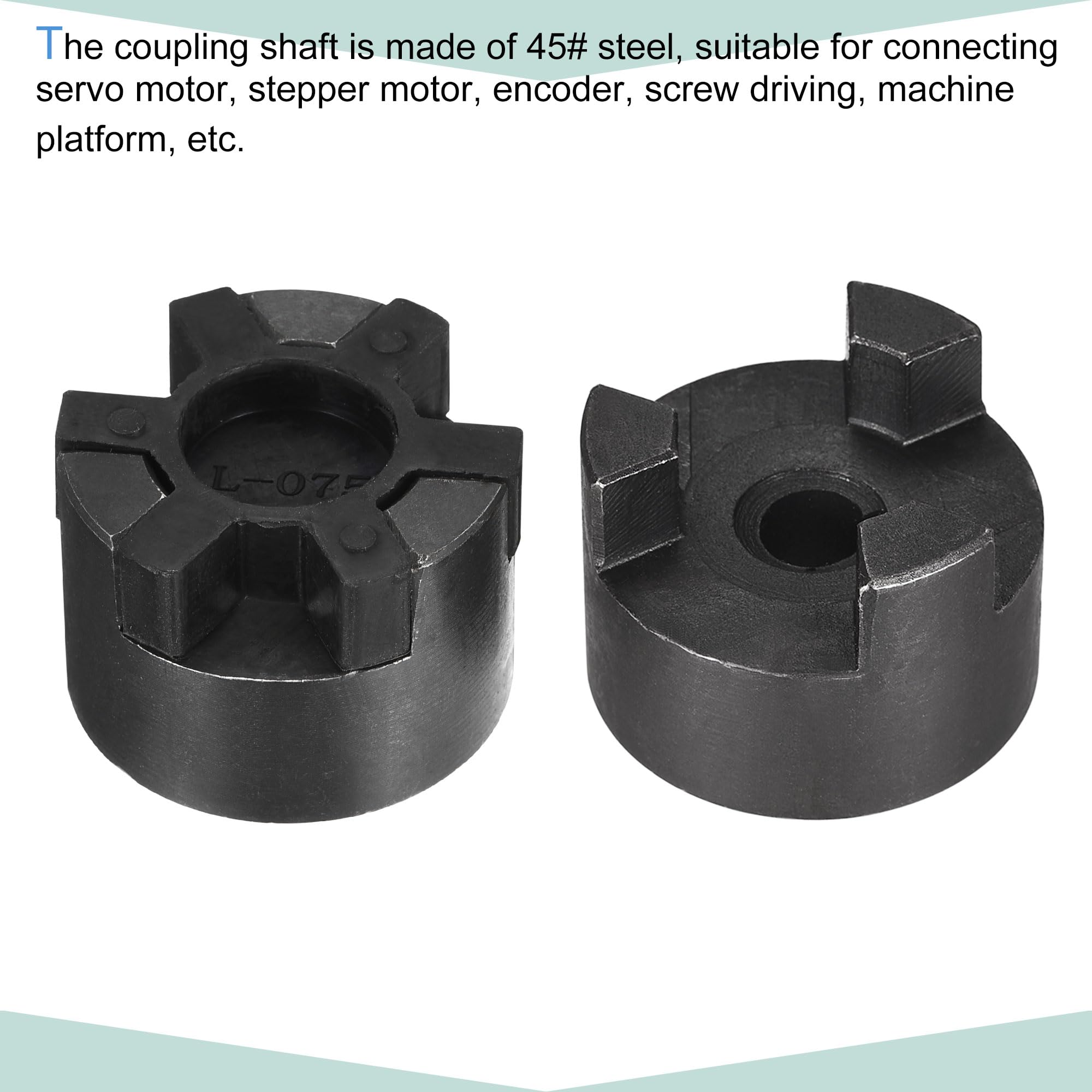 sourcing map Flexibel Kupplung Welle 10mm bis 14mm Motor Kupplungsgelenk 53mmx44.5mm