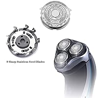 Vista 6 de Cabezales de repuesto HQ9 compatibles con afeitadoras Philips HQ9, cabezales de afeitado de repuesto HQ9 para la serie 8140XL 8150XL 8160XL 8170XL